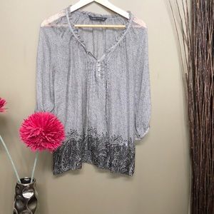 Zara sheer blouse